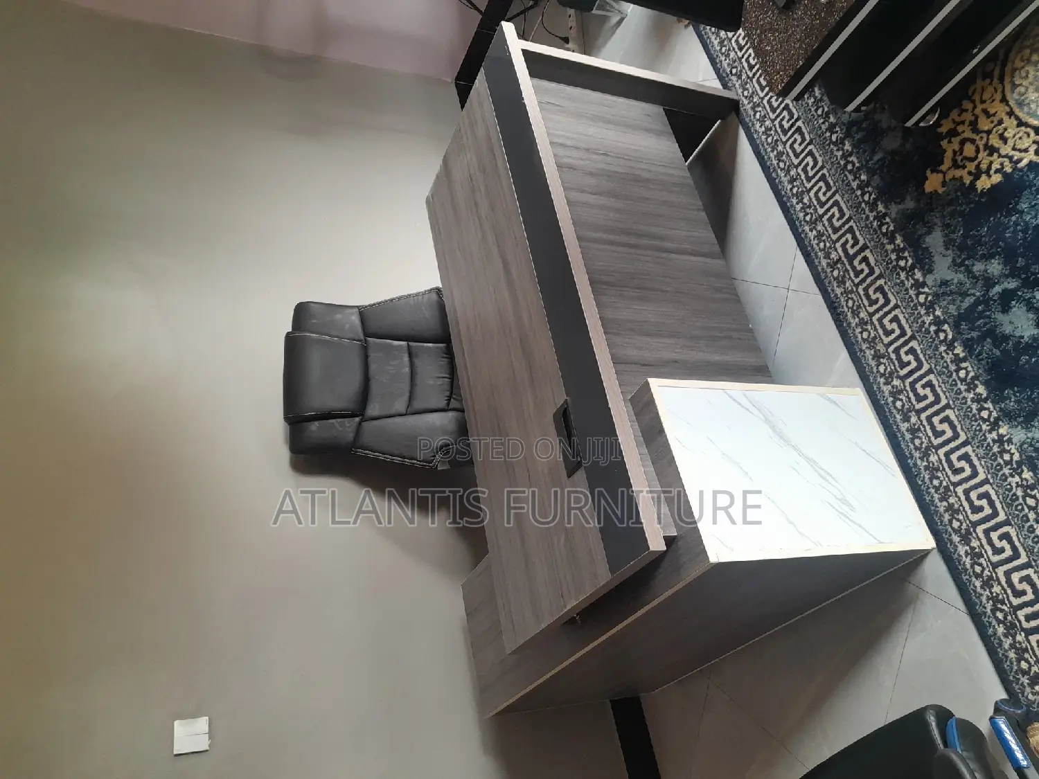 Executive Desk With Chair (1.60cm)Gray