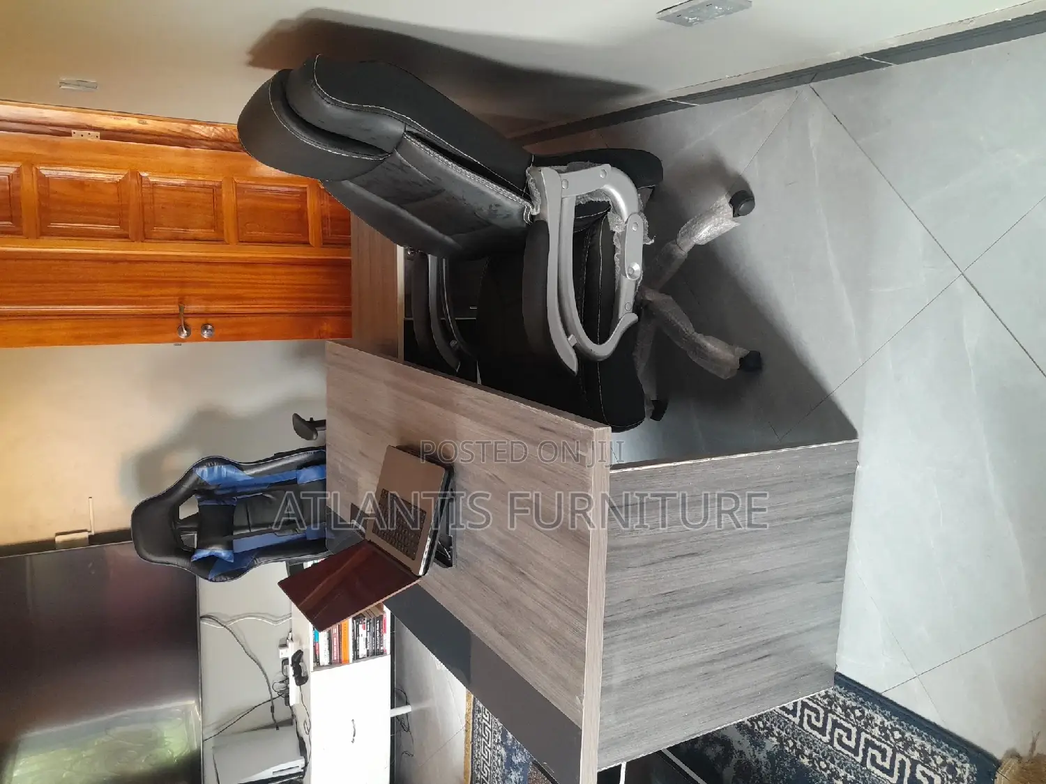 Executive Desk With Chair (1.60cm)Gray