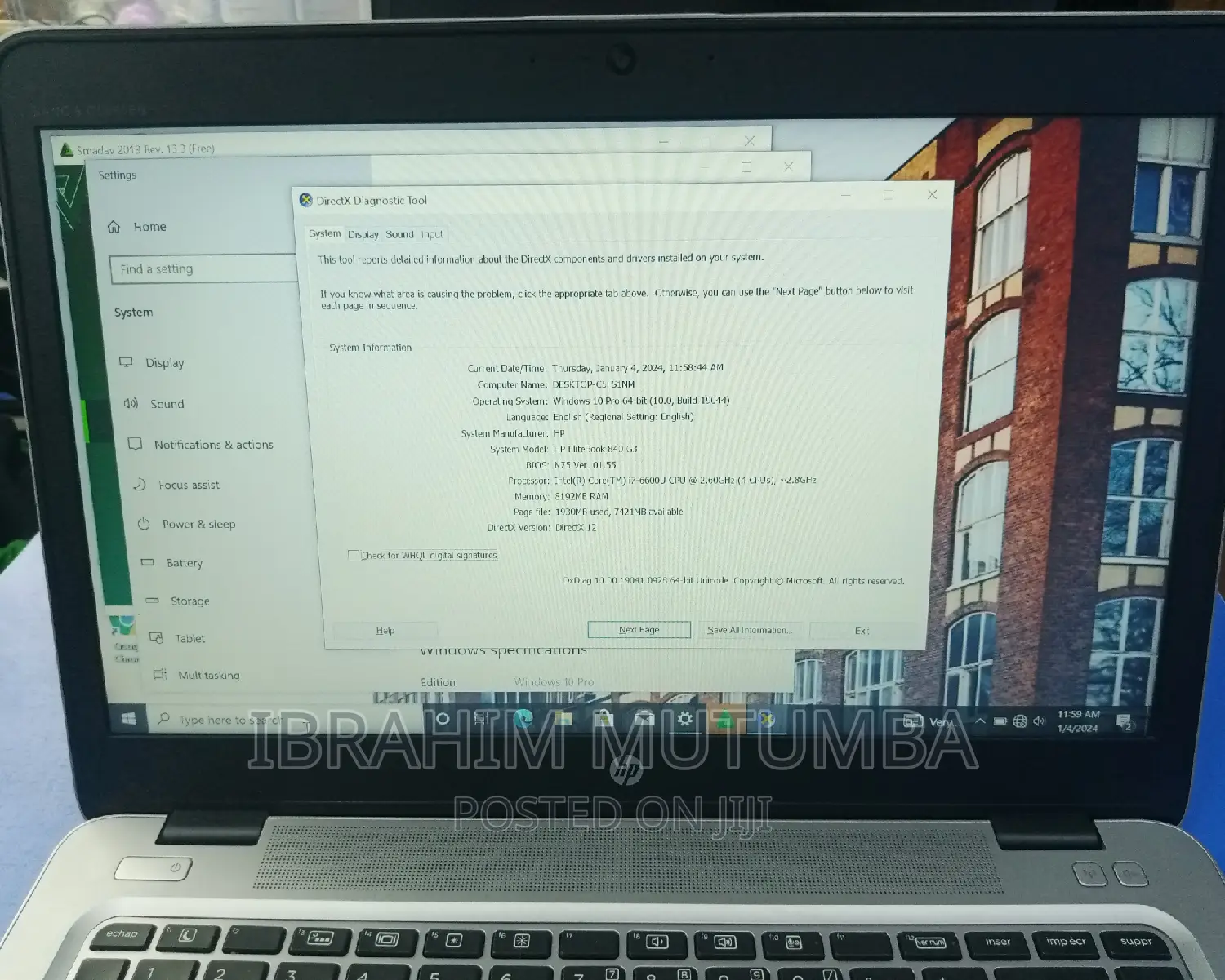 Laptop HP EliteBook 840 G3 8GB Intel Core I7 HDD+SSD 1T