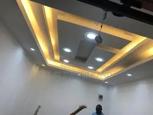 Gypsum Ceiling With Lights