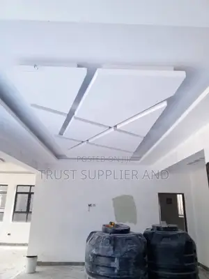 Gypsum Ceiling Design Before and After in Kireka