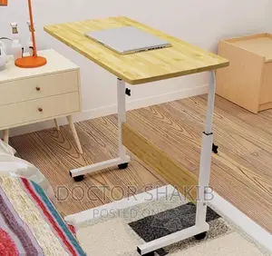 Modern Overbed Laptop Desk/ Table With Wheels