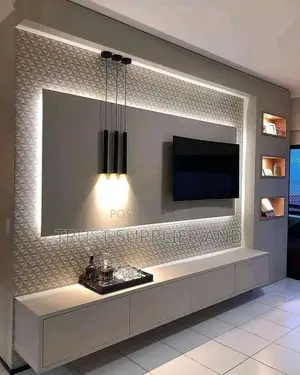 Gypsum Wall Unit Done in Ntinda
