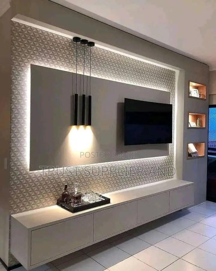 Gypsum Wall Unit Done in Ntinda