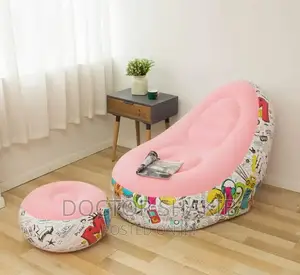 New Inflatable Sofa Chair With Footrest