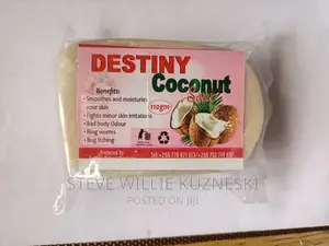 Destiny Coconut and Aloe Vera Soap.