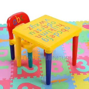 Children's School Table With Letters