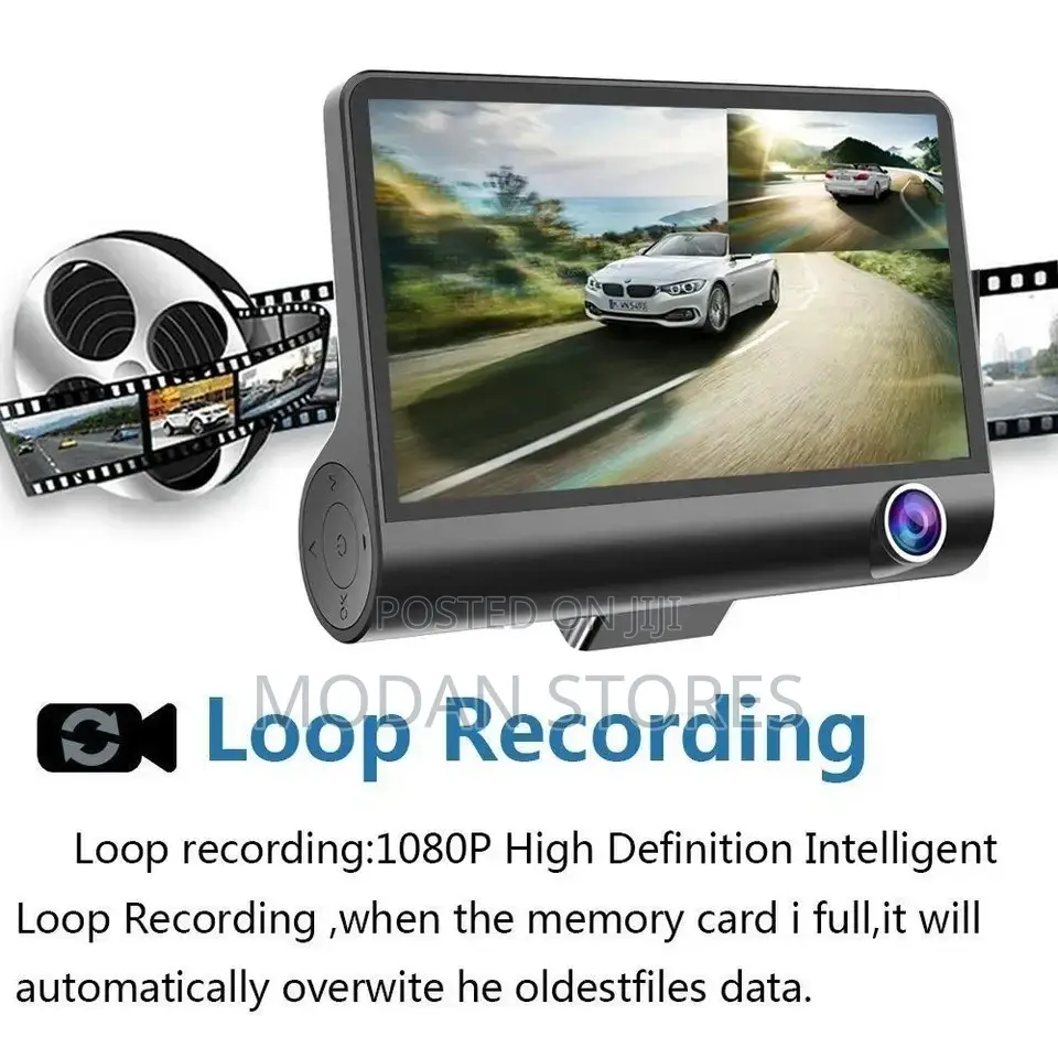 Car DVR Dash Cam 3 in 1