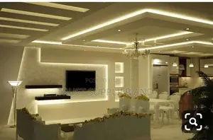 Gypsum Ceiling and Wall Unit Done in Buwate