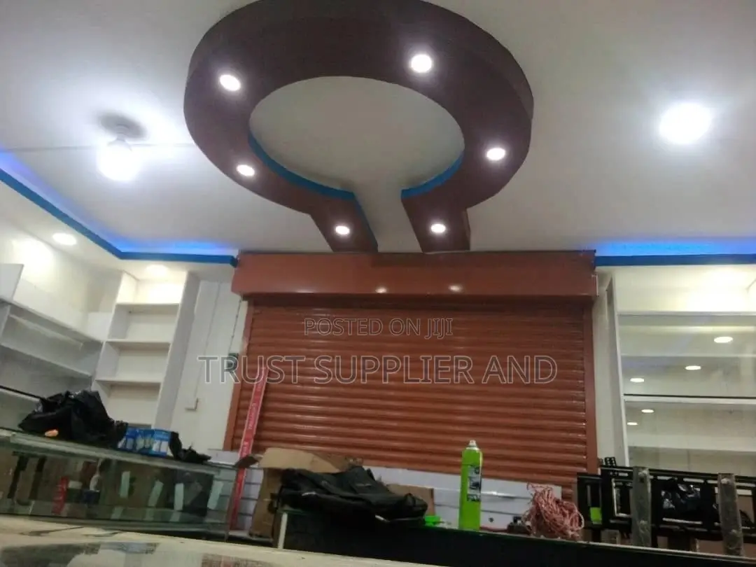 Gypsum Ceiling and Shelves