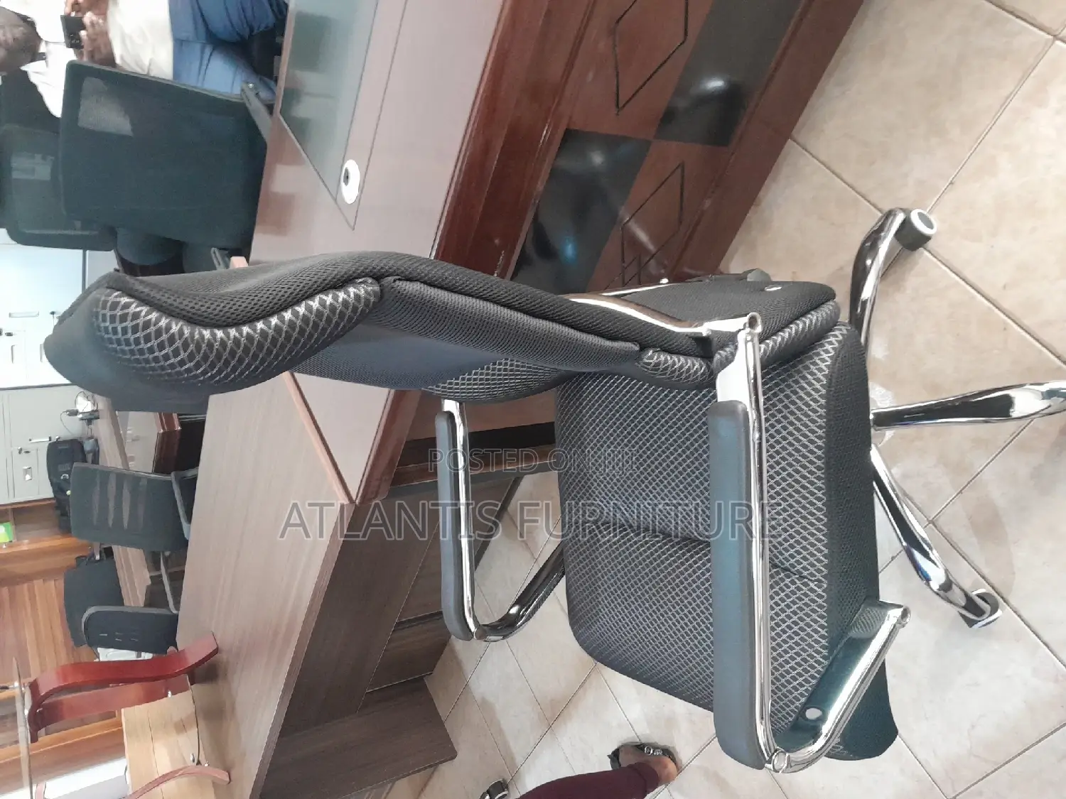 Netted Recliner High Back Chair
