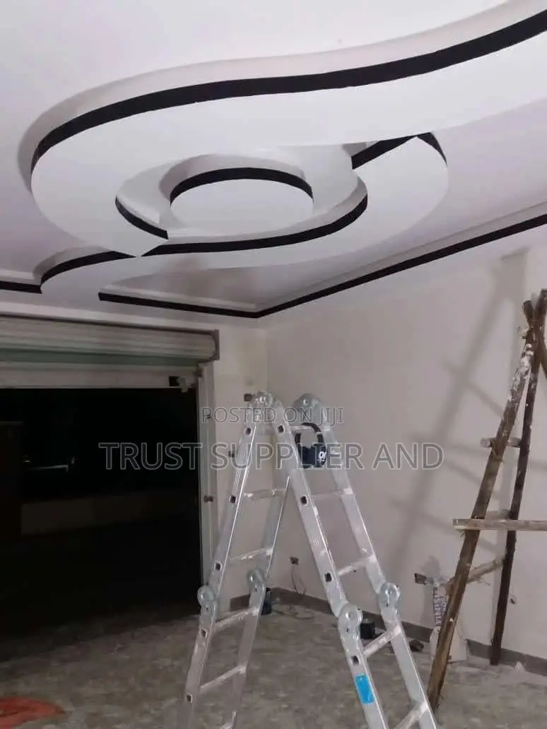 Gypsum Wallunit and Ceiling Designs Still in Progress