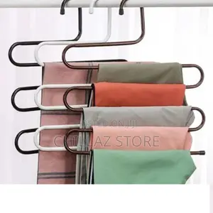 1 PC Stainless Steel Metallic Trousers Hangers.