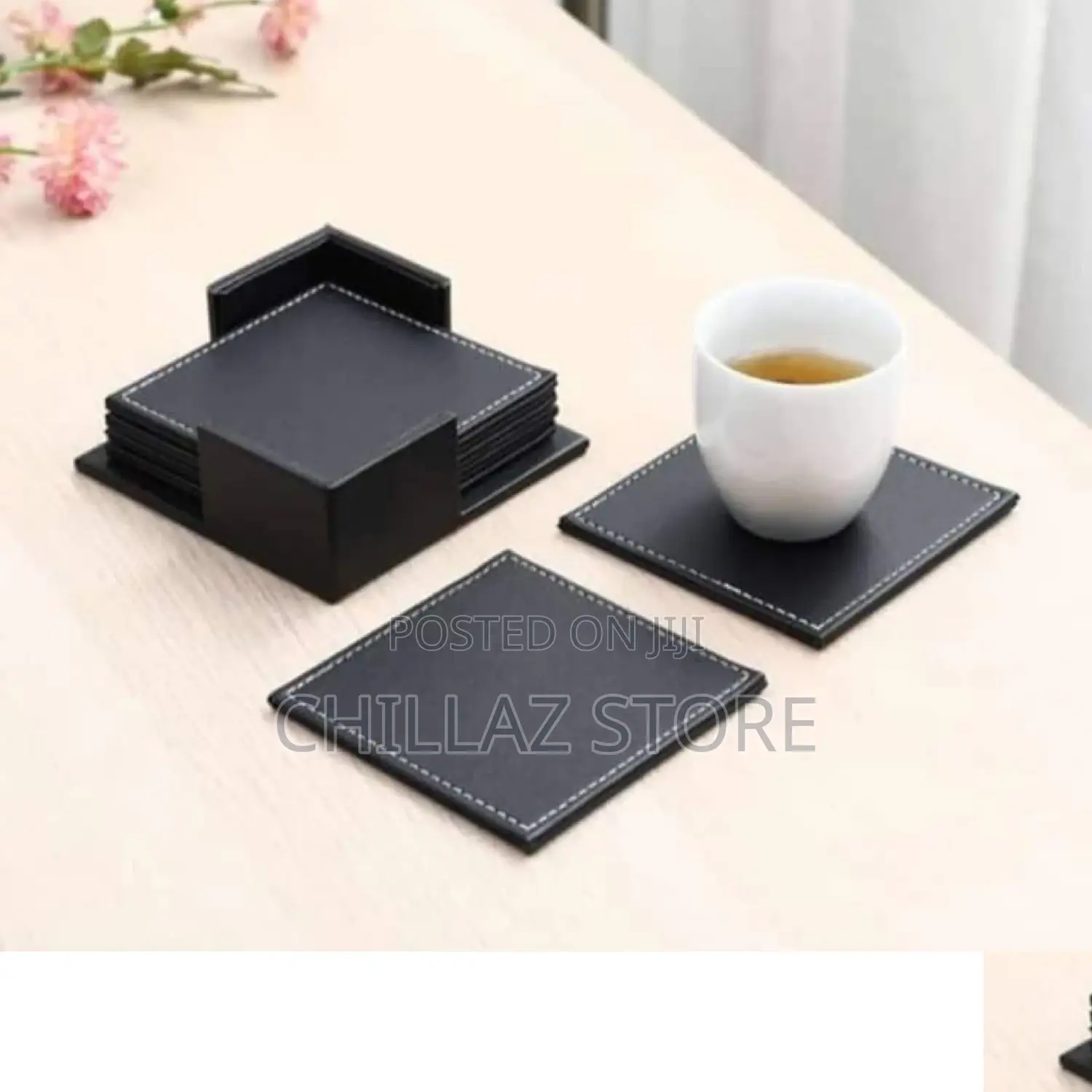 Leather Coffee Coasters.