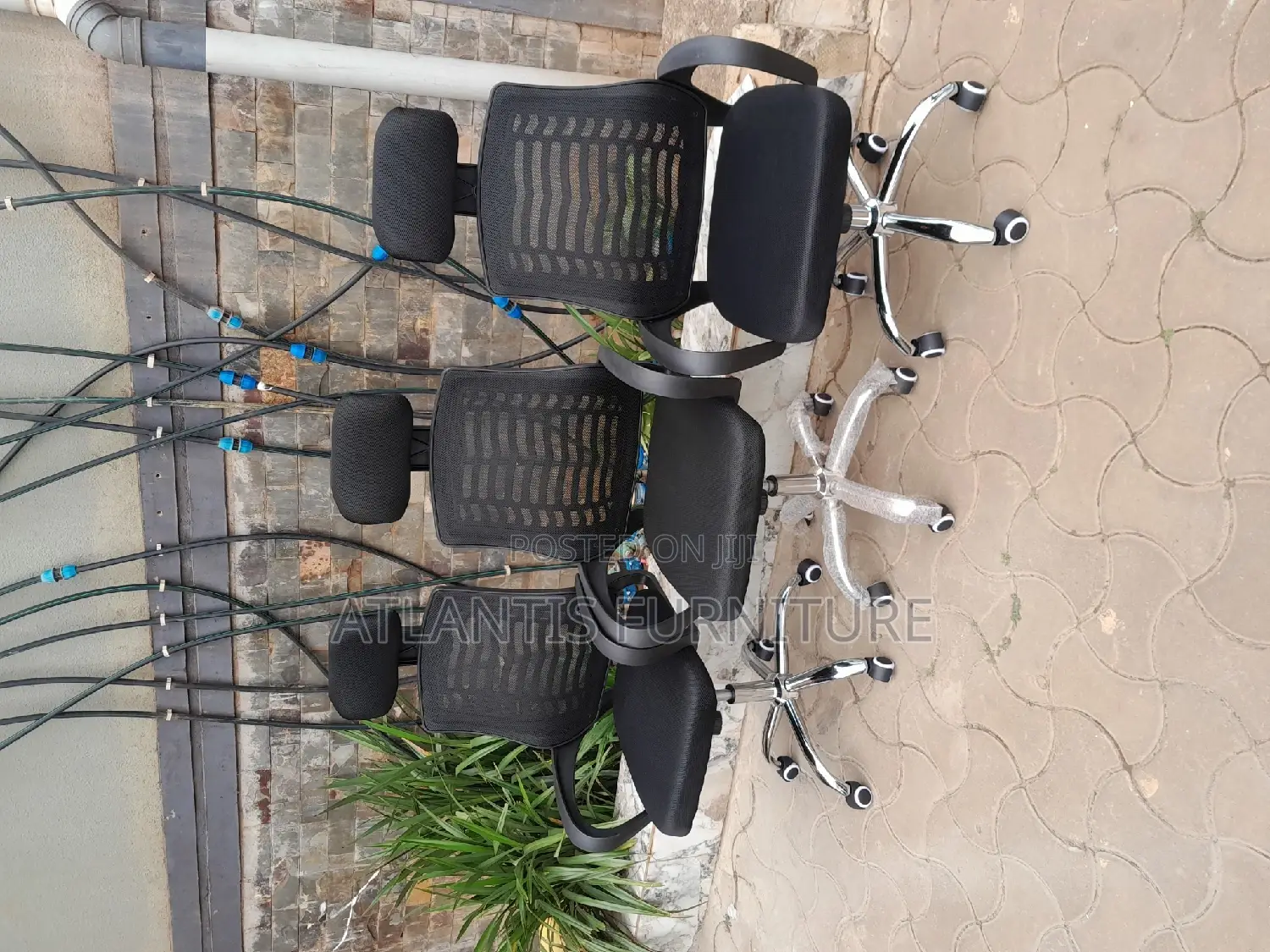 Headrest Imported Chairs (Black)