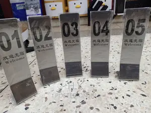 Table Numbers