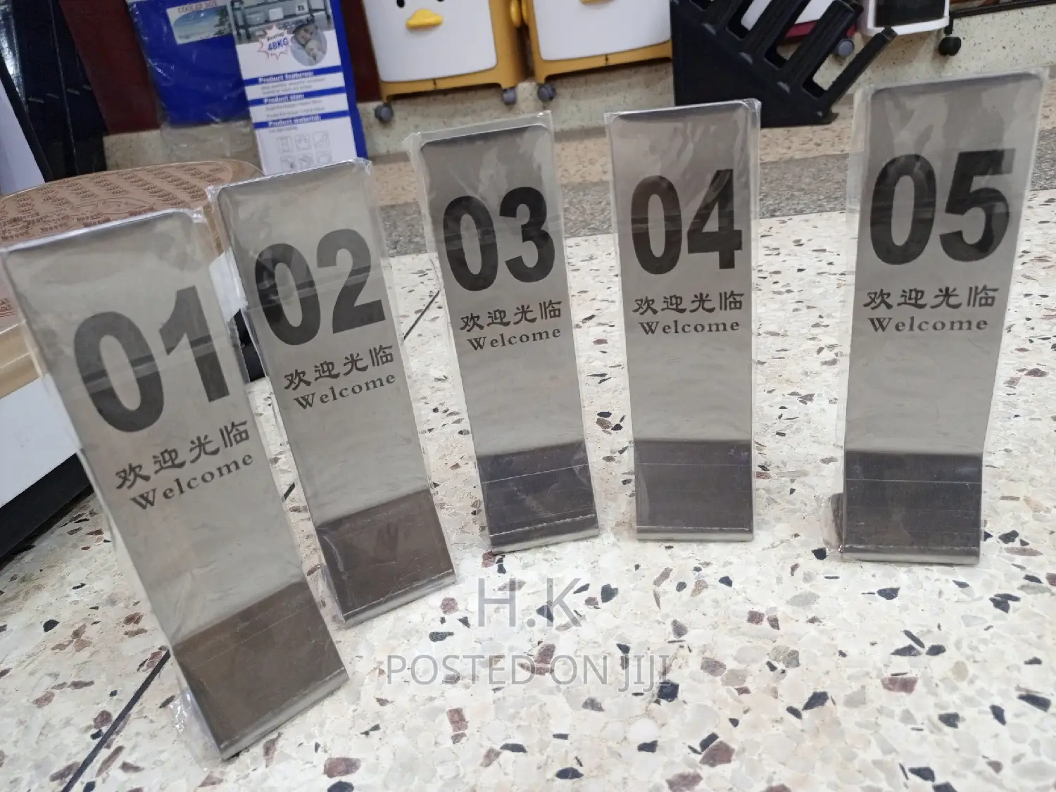 Table Numbers