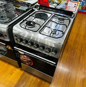 50cmx60cm 3gas+1electric Plates Silver Blue Flame Cooker