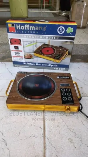 Hoffmans Single Electric Infrared Cooker \\ 2200w \\ Hm-8090
