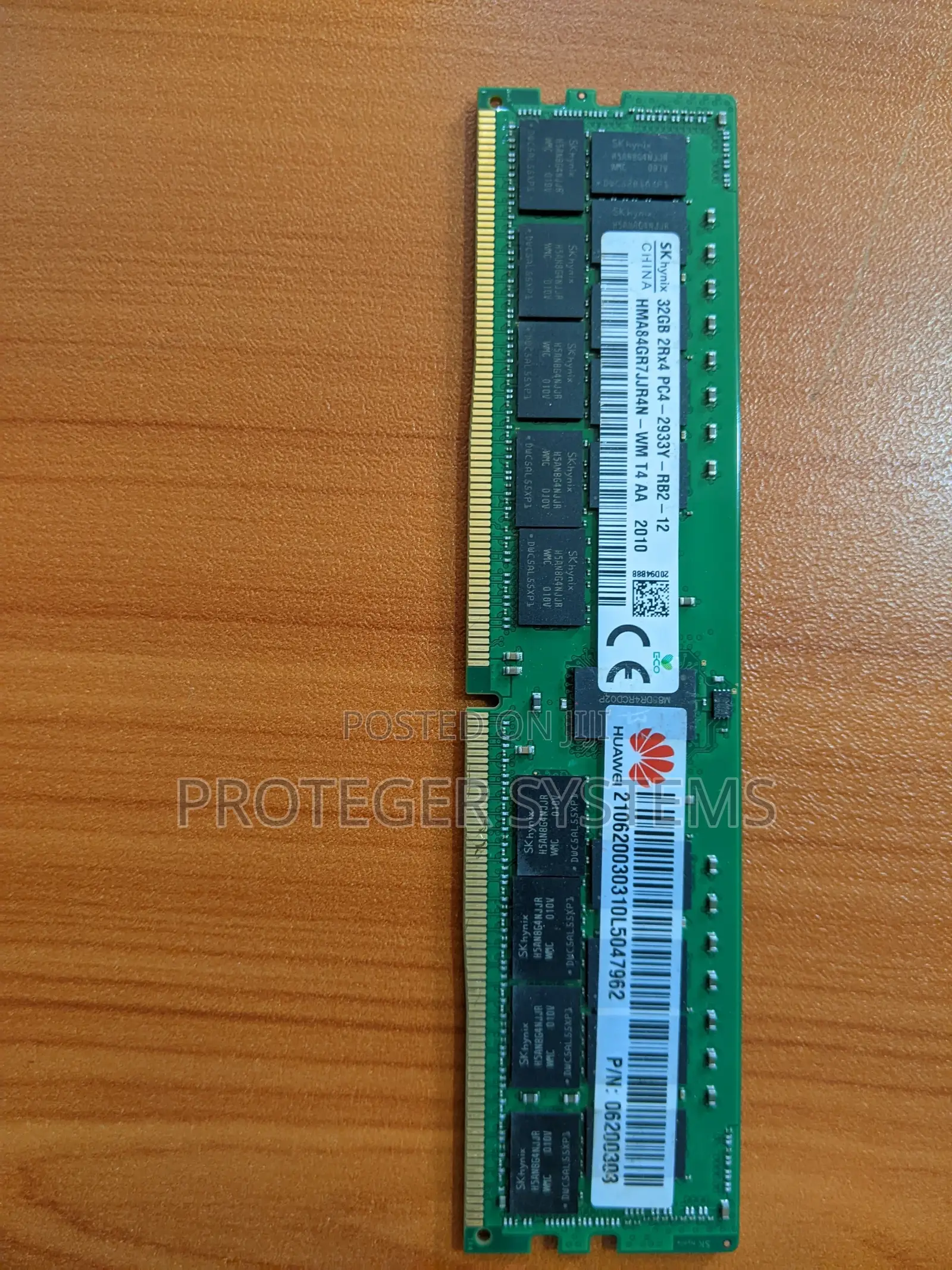 32gb 2rx4 Pc4-2933y Server Ram