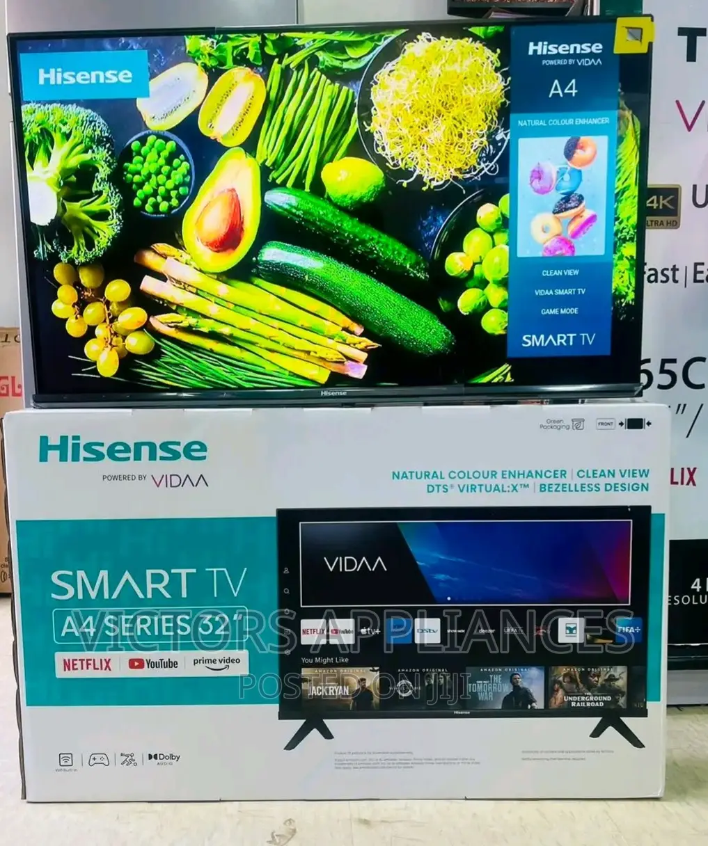 Hisense 32inches Frameless Smart Tv