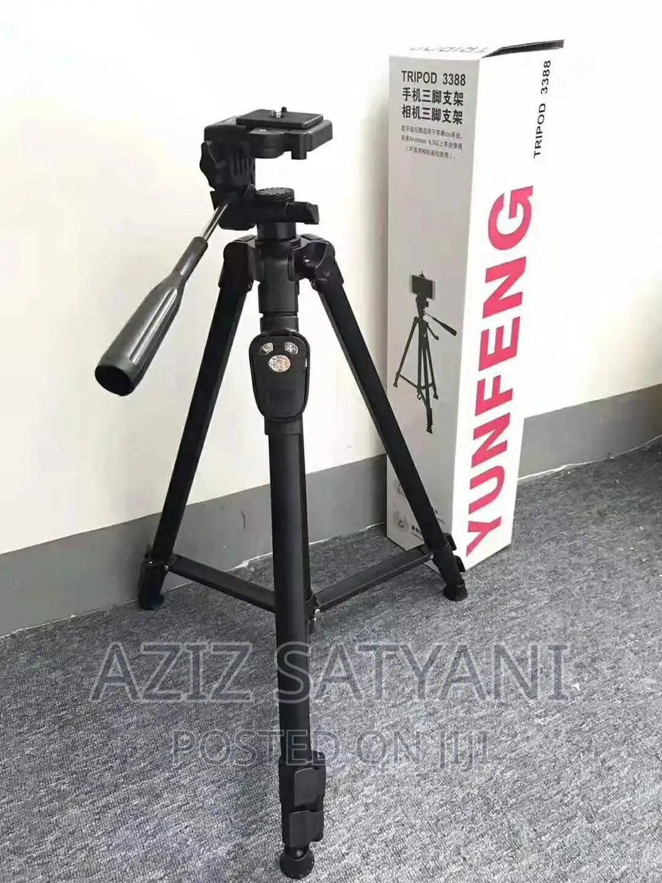 Very Strong and Flexible Big Mobile Tripod Stand With Remote