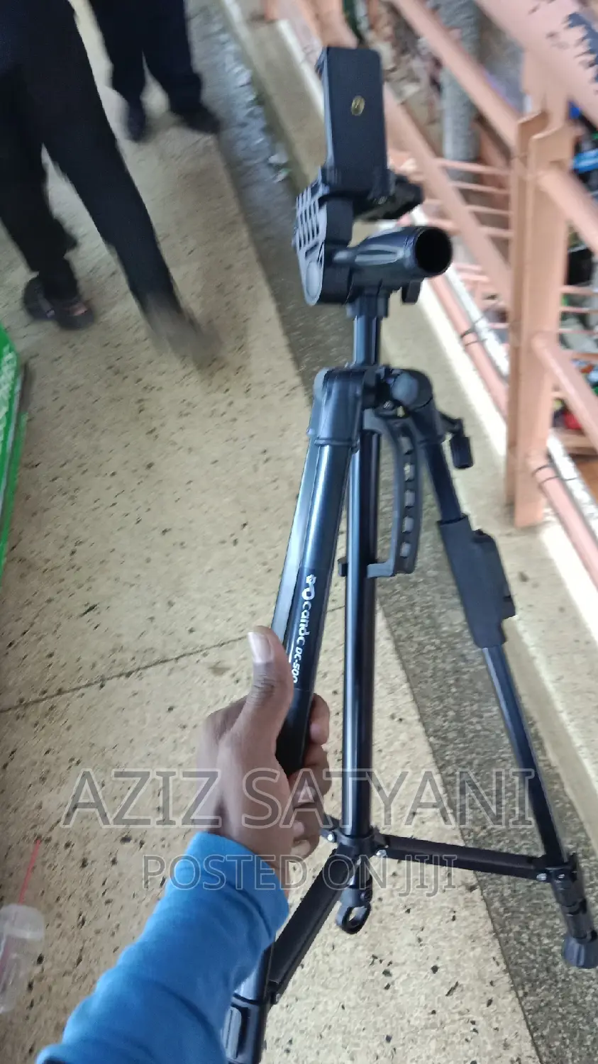Very Strong and Flexible Big Mobile Tripod Stand With Remote