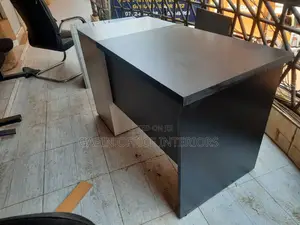 Blue-Black Office Table