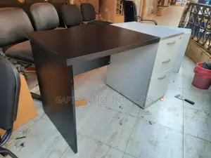 Blue-Black Office Table