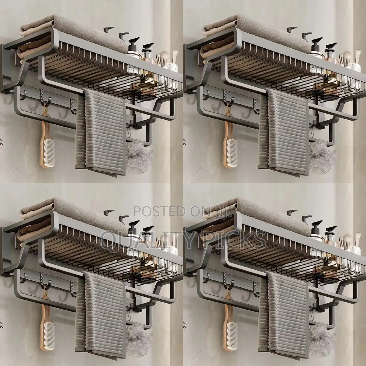 Mounted Bathroom Shelf Rack
