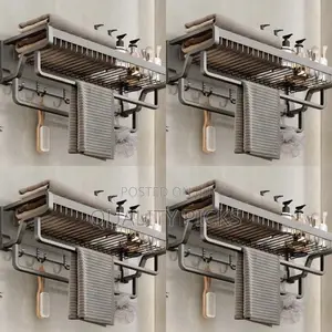Mounted Bathroom Shelf Rack