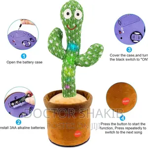 High Quality Talking Cactus Toy for Kids