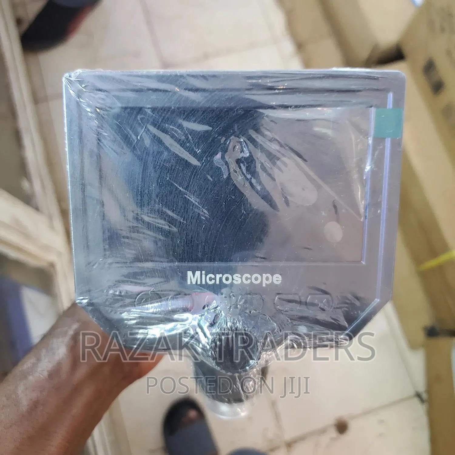 Digital Microscope Continuous Magnifier With Display