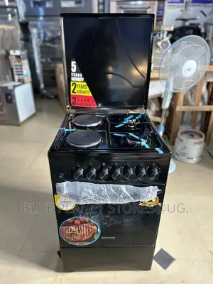 BLUEFLAME 2+2 Automatic Cooker \\ 50cm × 50cm \\ Black Color
