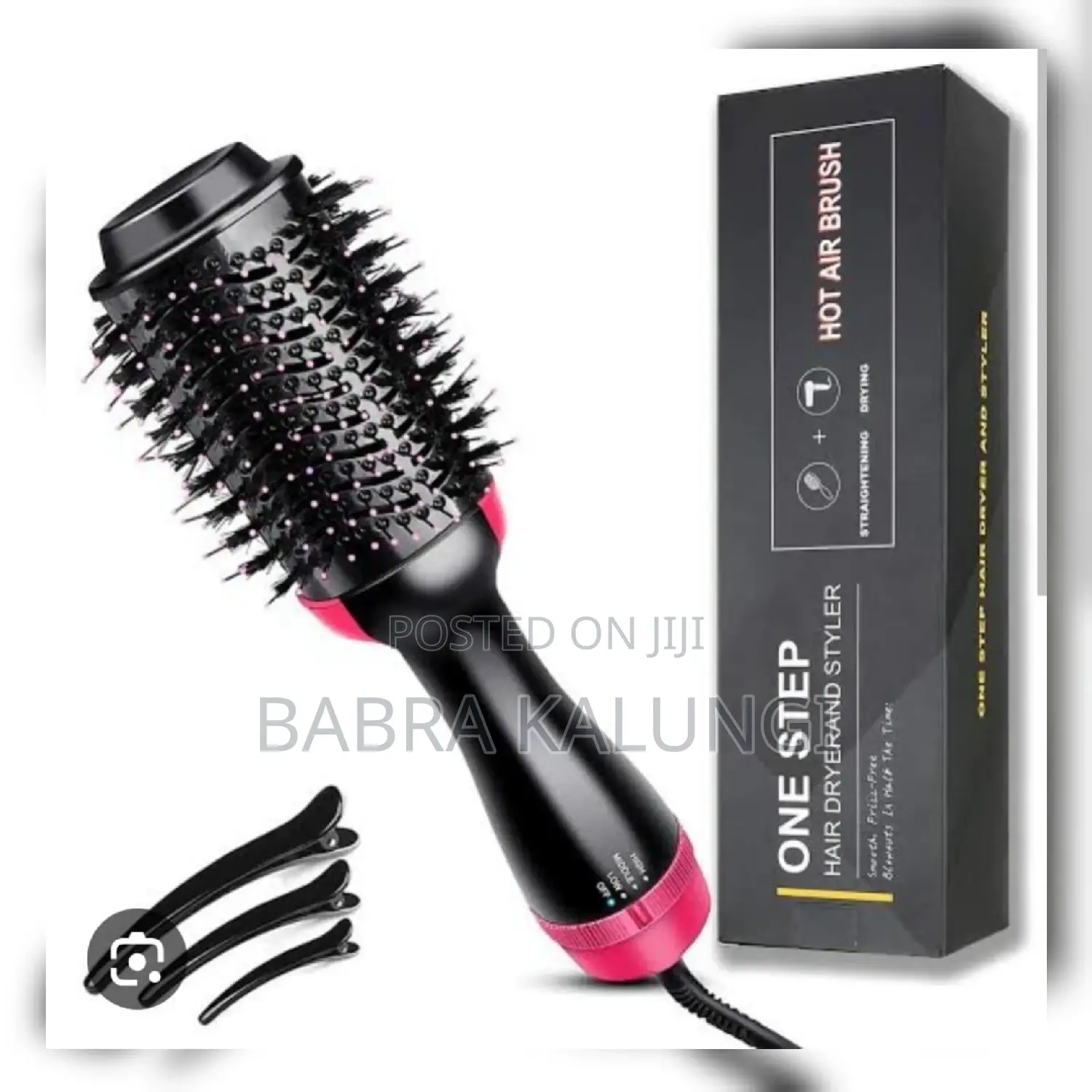 Electric One Step Hair Straightener Brush
