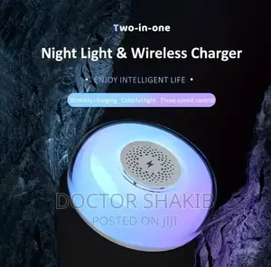 Led Colorful Light And Wireless Charger