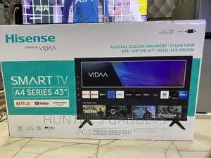 Hisense Forty Three Inches Smart Frameless Vida Brand New