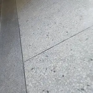 Terrazzo Grey and White Big Stones Terrazo