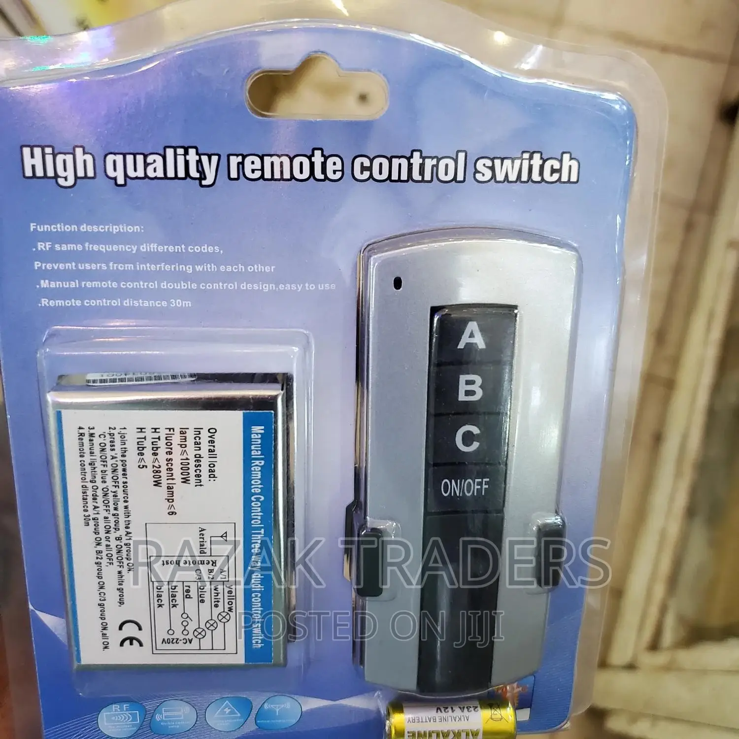 Digital Remote Control Switch, 1way/ 2way/ 3way ON/Off
