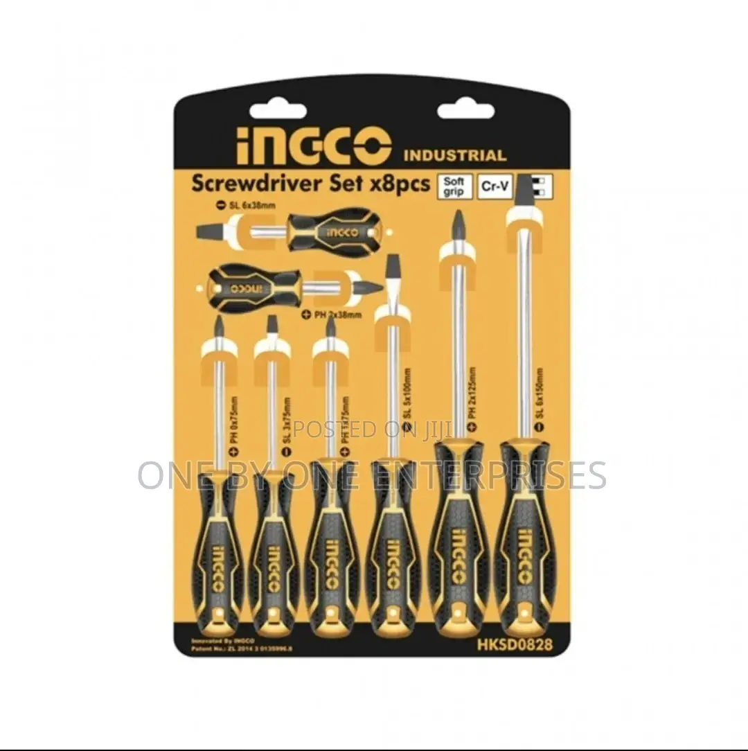 Ingco 8pcs Screwdriver Set