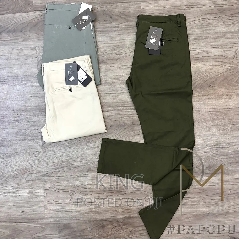 Kaki Trouser. Green. Stretcher