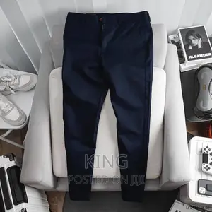 Kaki. Navy Blue Trousers.