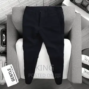 Kaki. Black Trousers