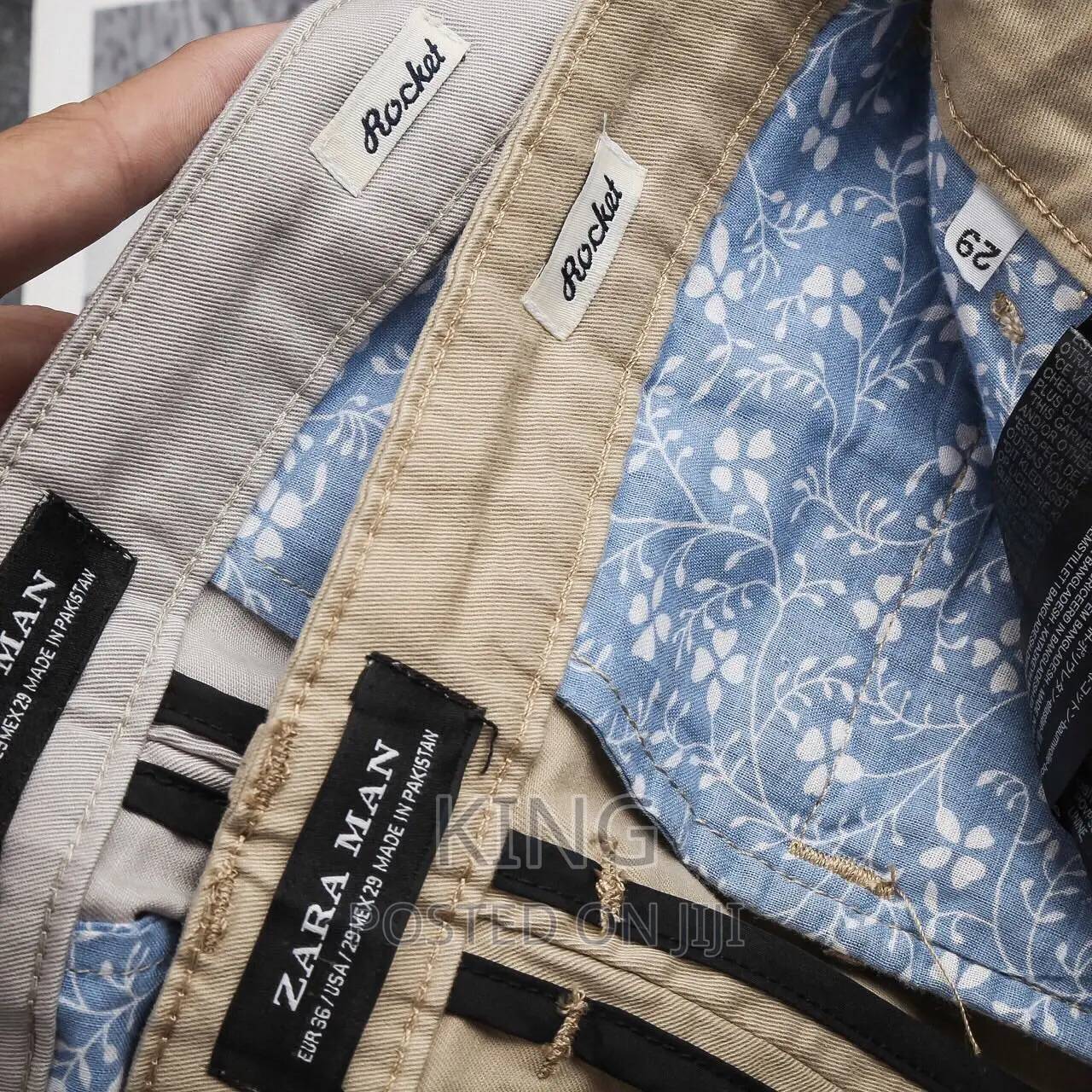 Kaki. Forest Green Trouser.