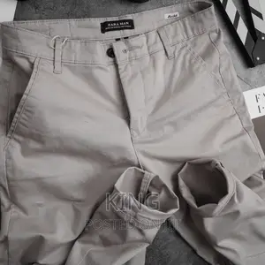 Cream or Navy Blue. Kaki Trouser