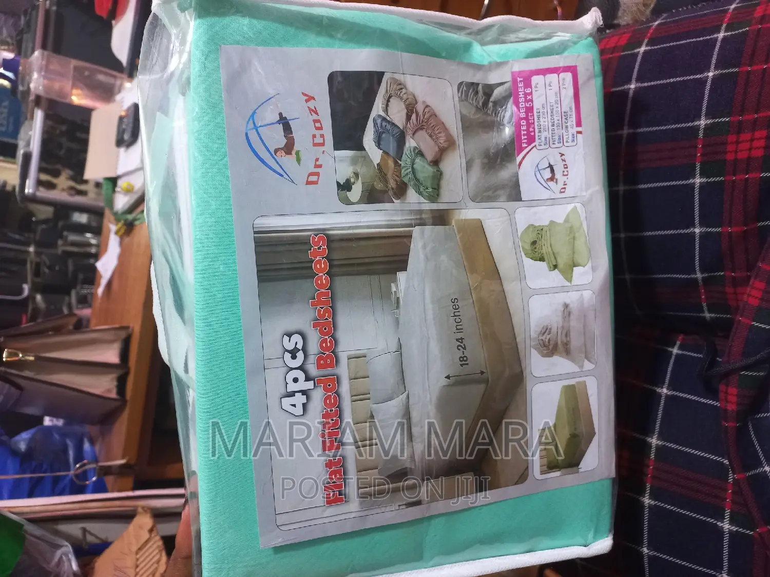 Flat Fitted Bedsheets 4 PCS