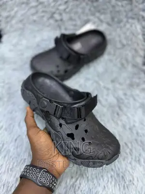 Atlas New Terrain Crocs. Green and Black