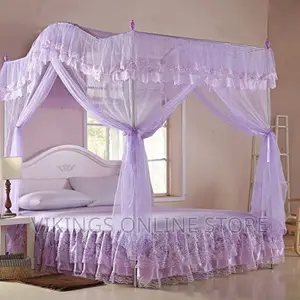 5*6 Luxurious Curved Mosquito Net-Purple