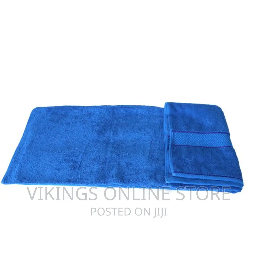 Bath Towel Pure Cotton- Blue