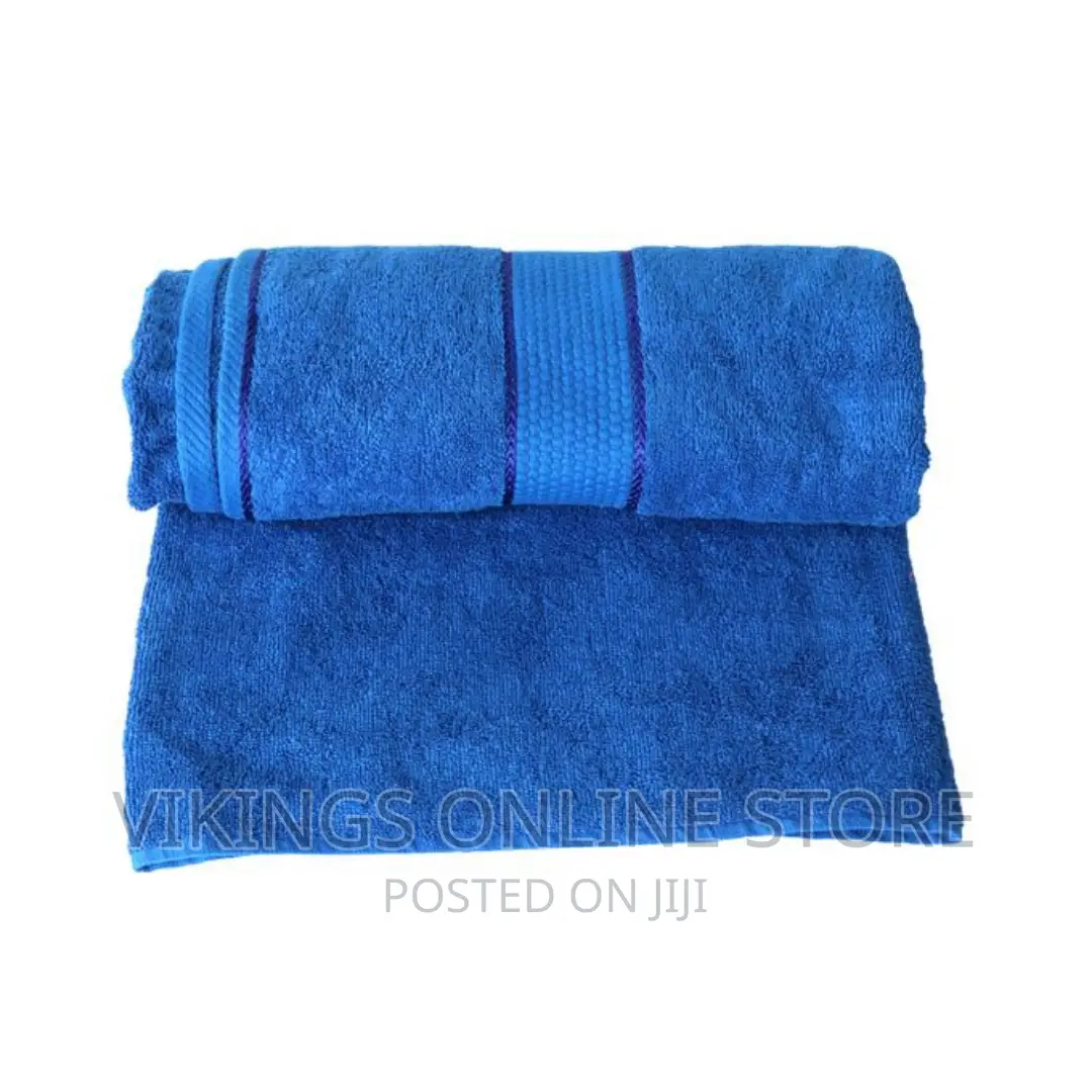 Bath Towel Pure Cotton- Blue